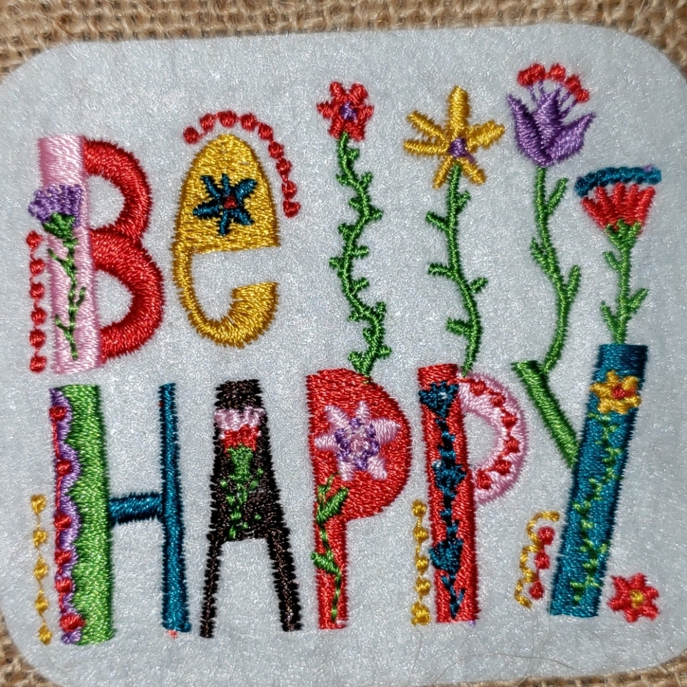 Hemp Butterfly Be Happy Cigarette Pouch Case Case - Picture 11 of 11